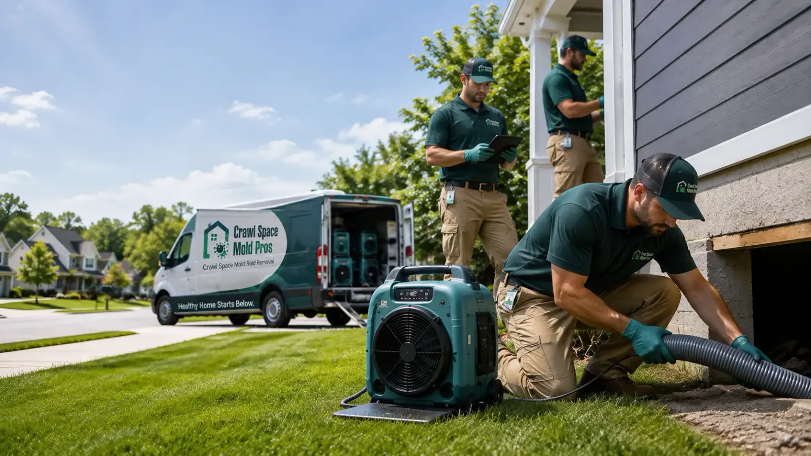 Crawl Space Mold Removal in Pratt, KS